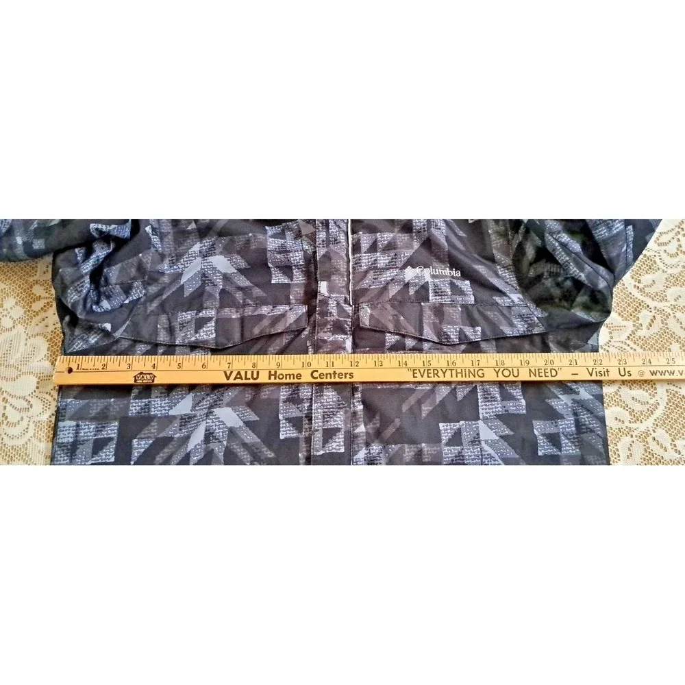 Columbia Jacket Youth Sz. XL 18-20 Black Gray Interchange Shell Only Ski Outdoor